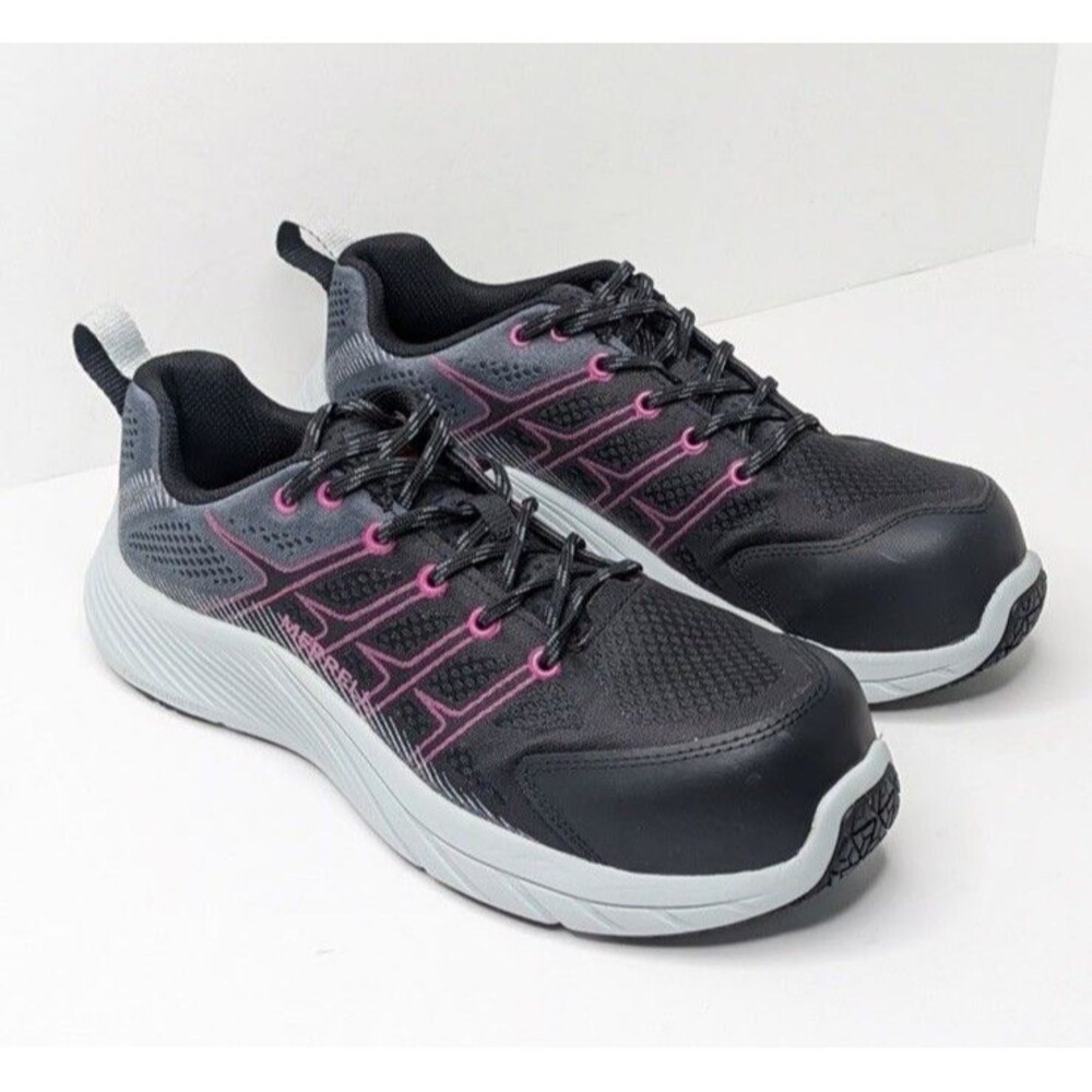 Merrell MOAB FLIGHT CF Women's NEW Safety-Toe Work Shoe Black US Size 7.5M